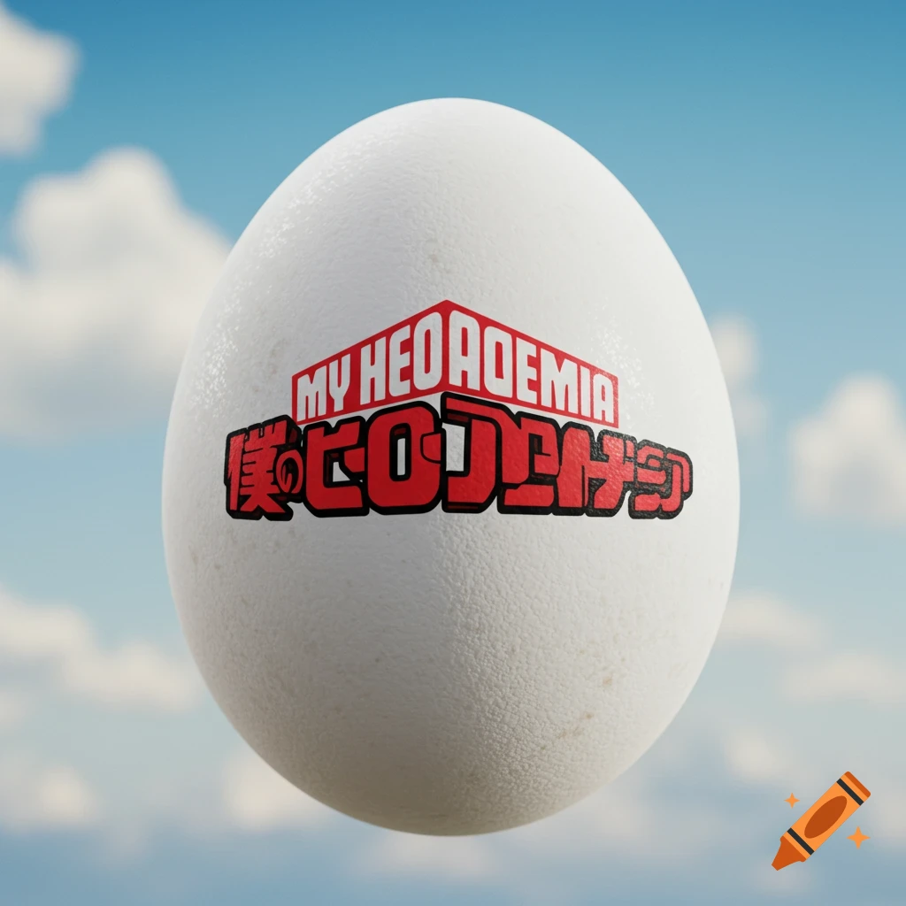 My Hero Academia themed egg