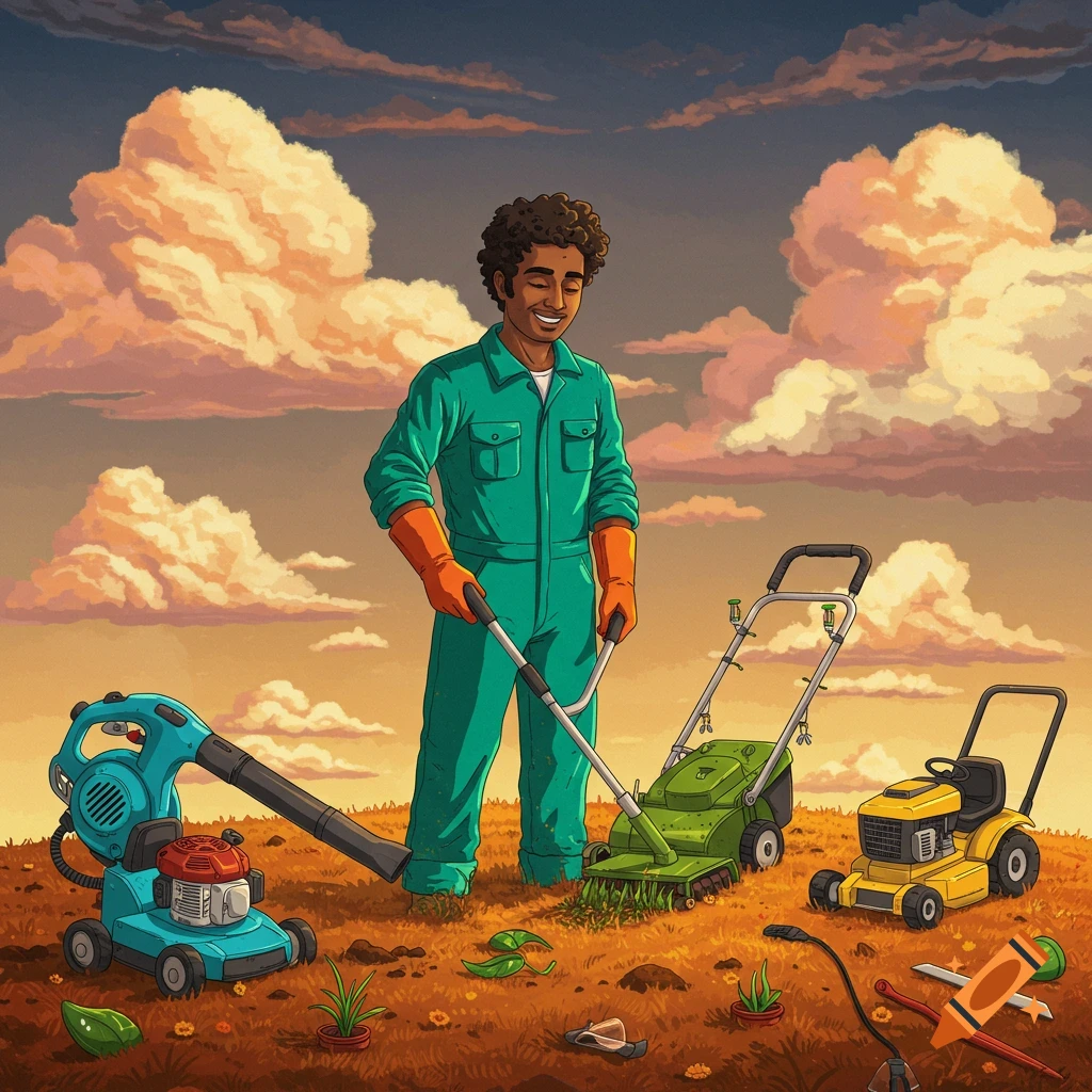 Lawn care without a traditional lawn, alternative gardening solutions like ground cover or rock gardens