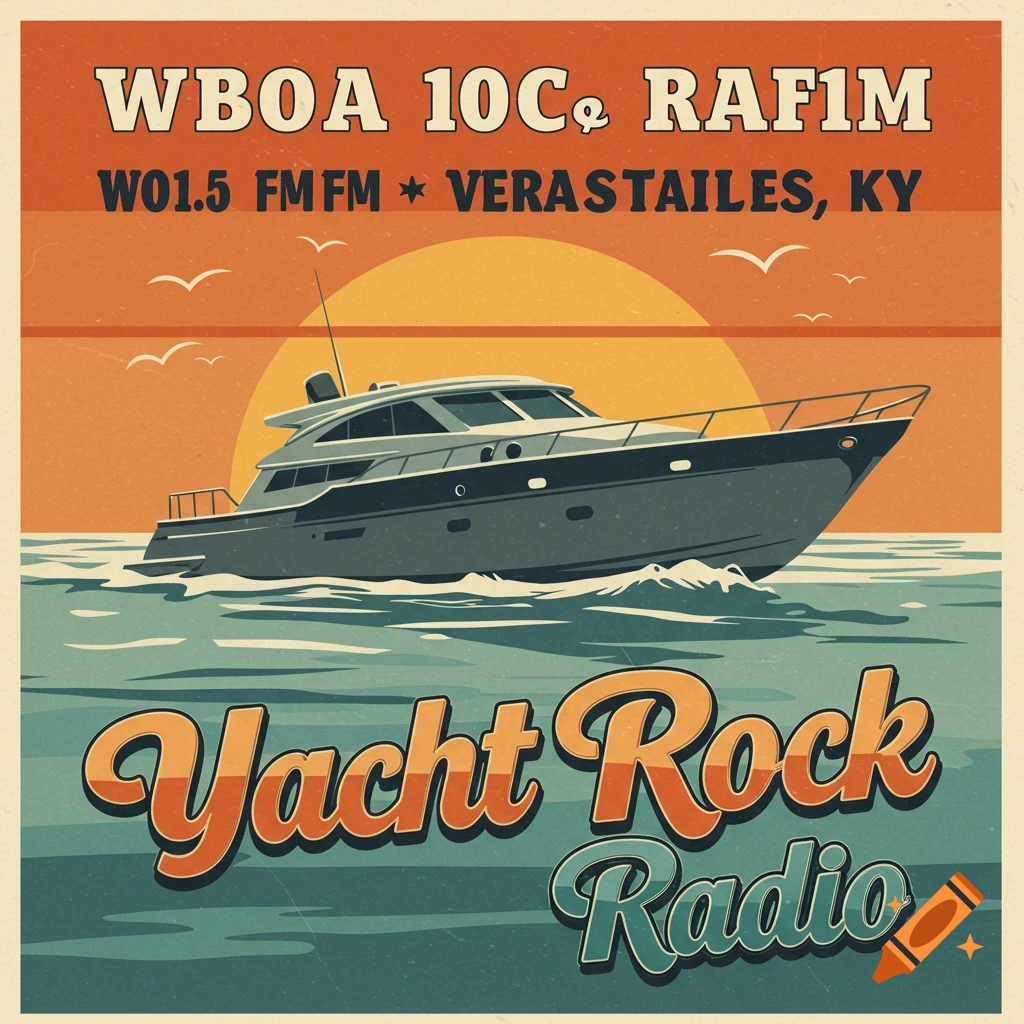 Yacht Rock Radio WBOA FM poster