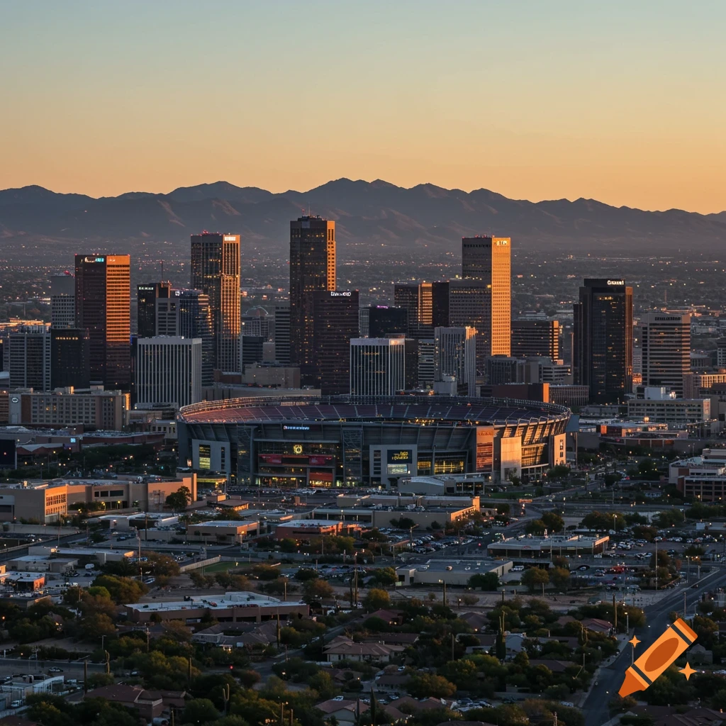 Phoenix Arizona skyline