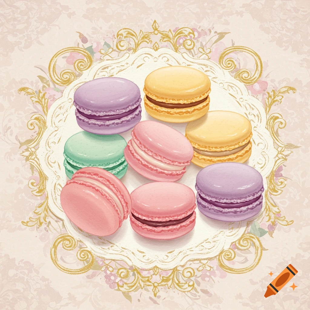 Macarons packaging design