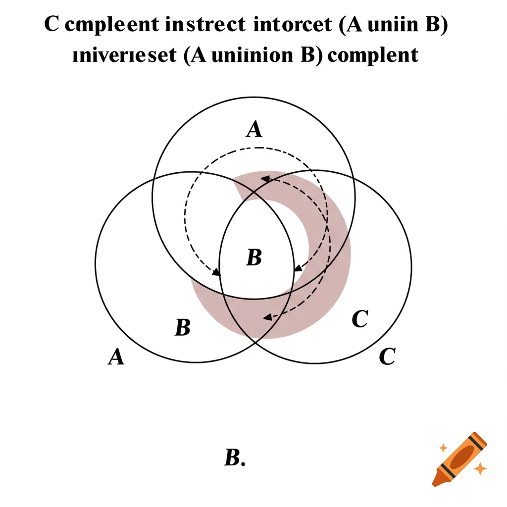 Venn Diagram Illustrating C Complement Intersect A Union B Complement venn-diagram-illustrating-c-complement-intersect-a-union-b-complement