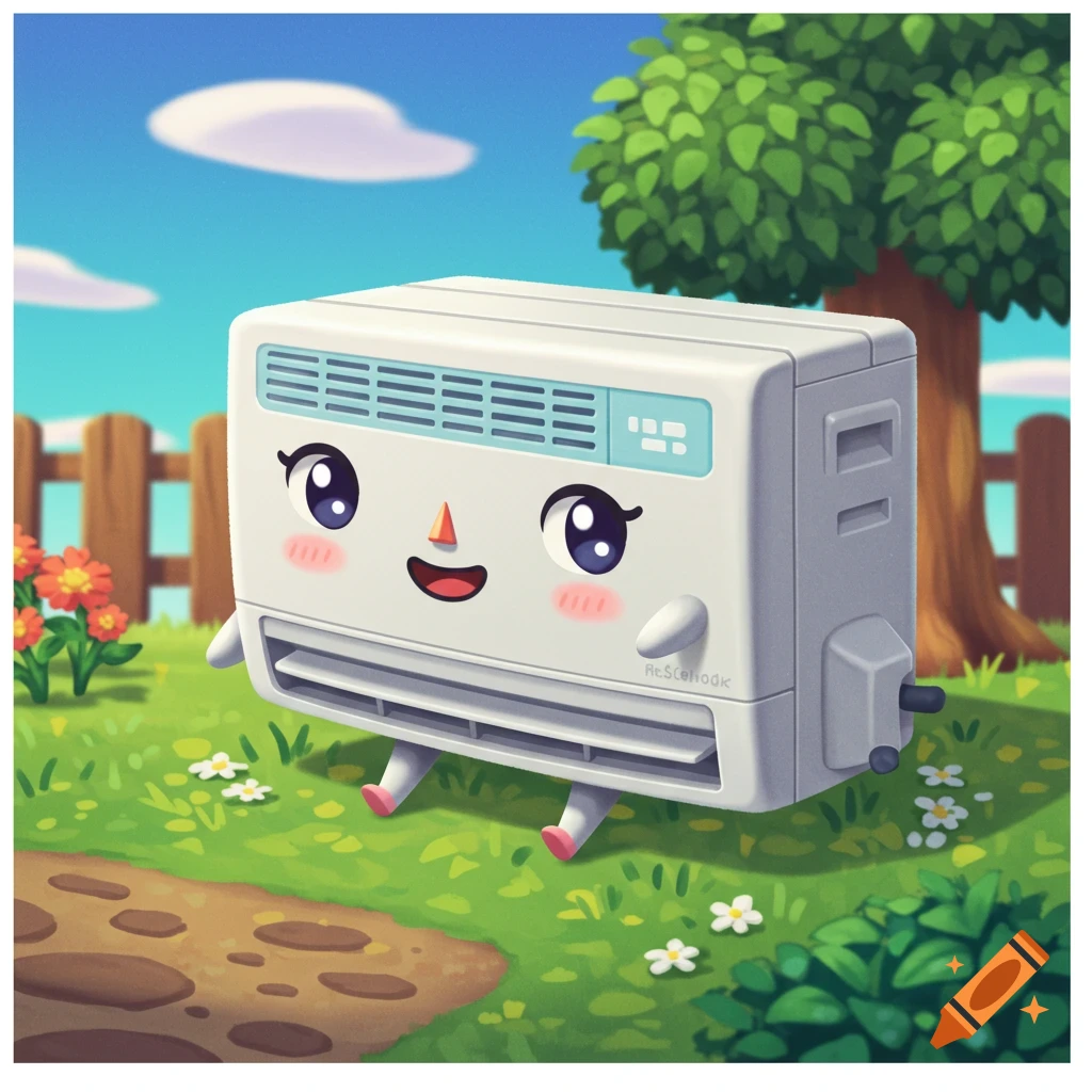 Animal Crossing style game character