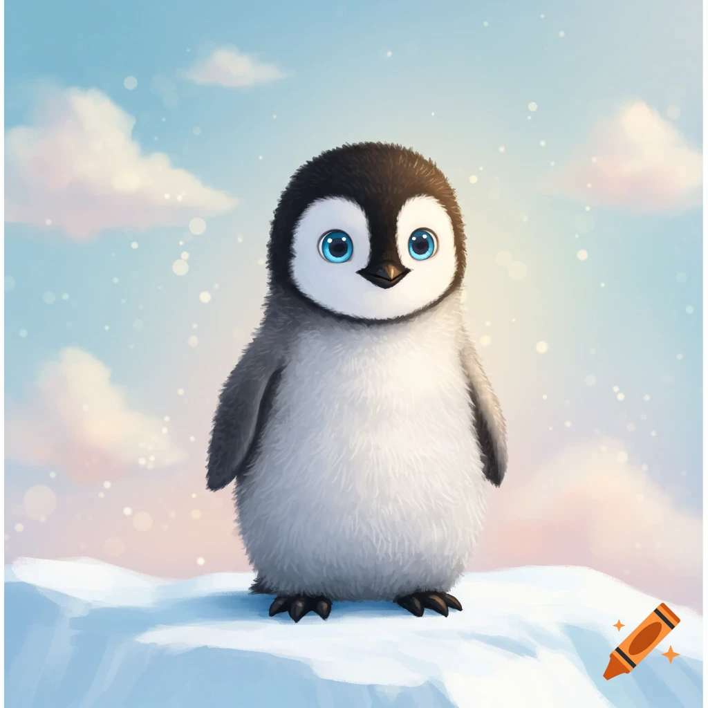 Fluffy penguin