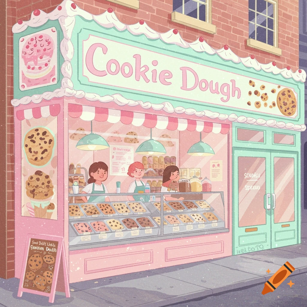 Cookie dough shop
