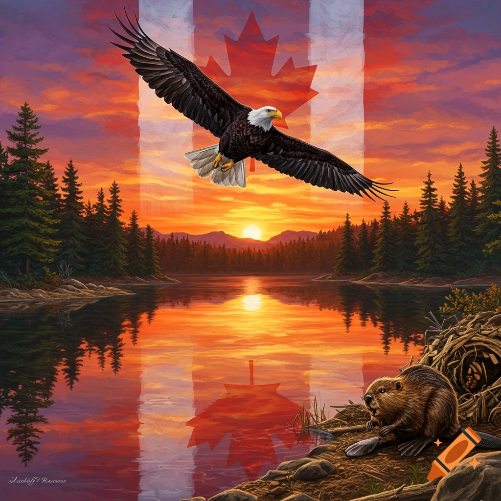 Canadian themed photo