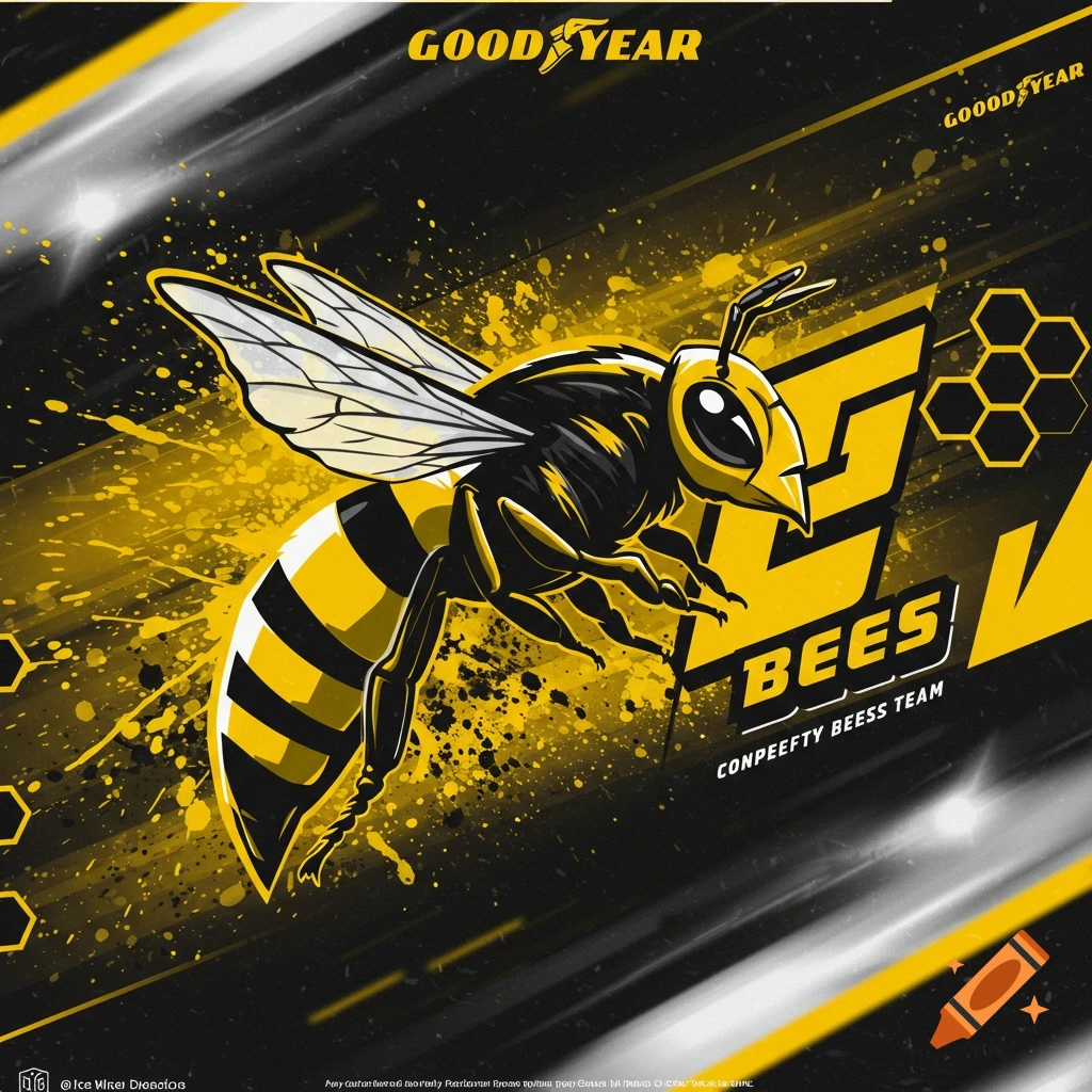 Goodyear bees team poster