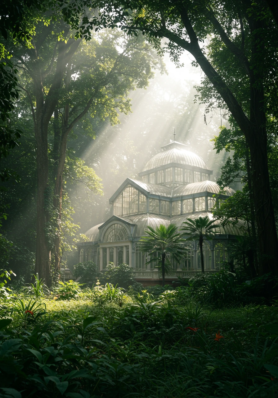 Crystal Palace in a Jungle Clearing