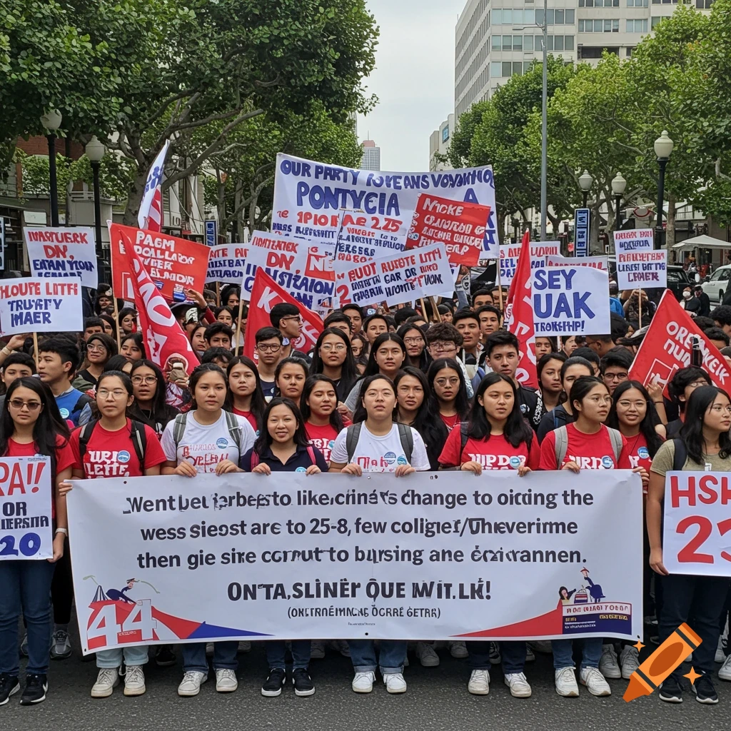 Rally promoting raising the voting age to 25