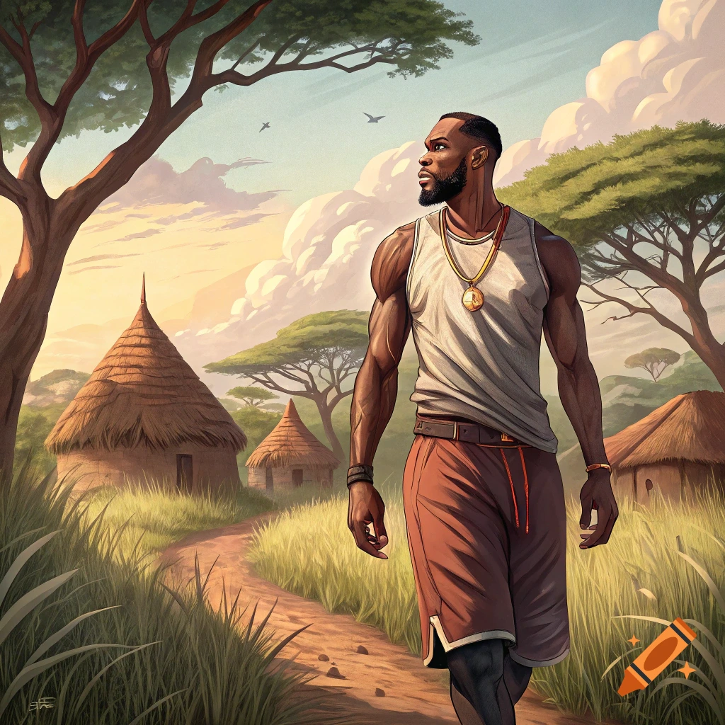 LeBron James in Africa
