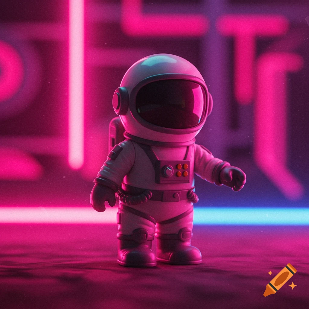Hironos-styled astronaut figurine