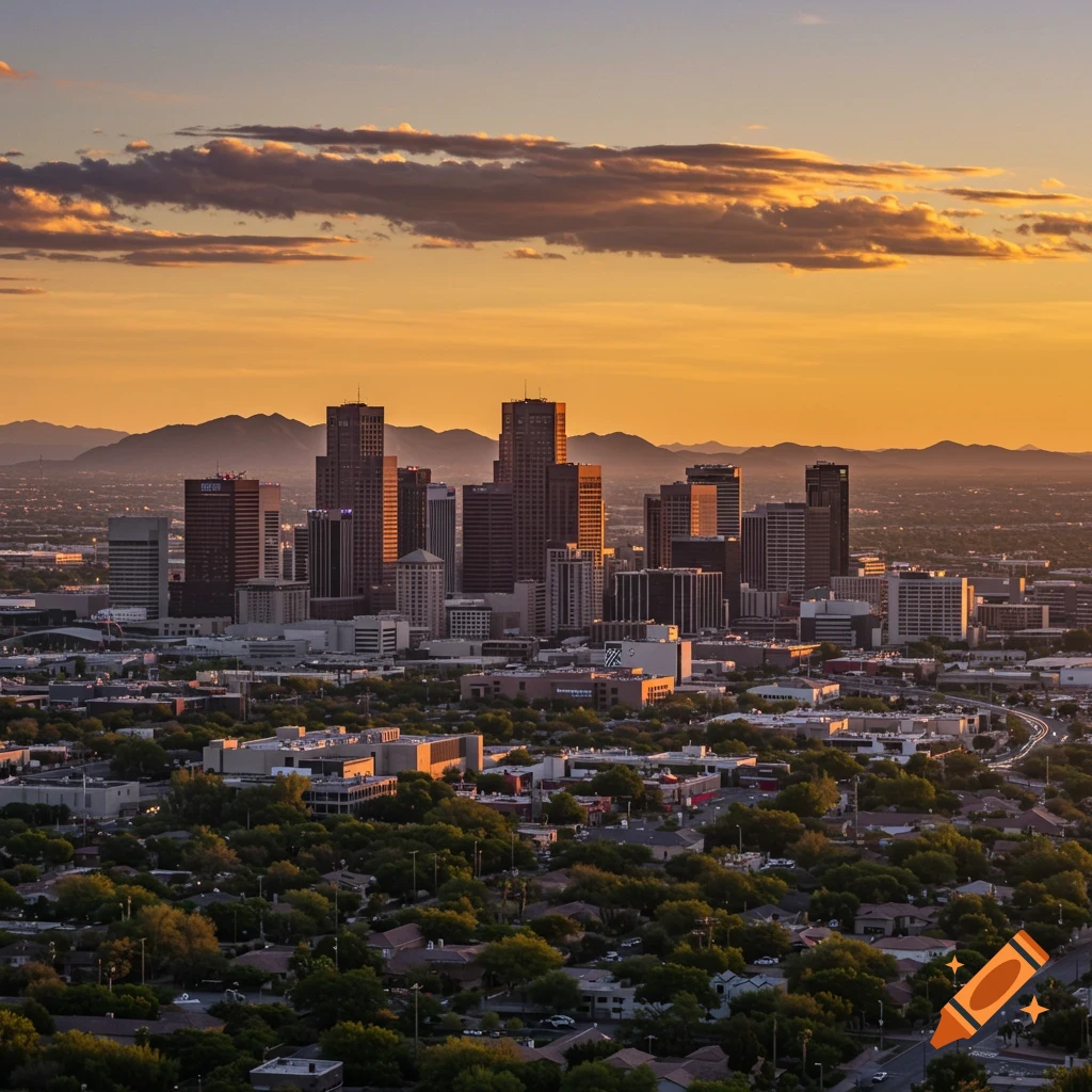 Phoenix Arizona skyline