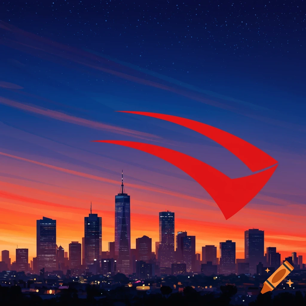 Red background for mayoral campaign ad
