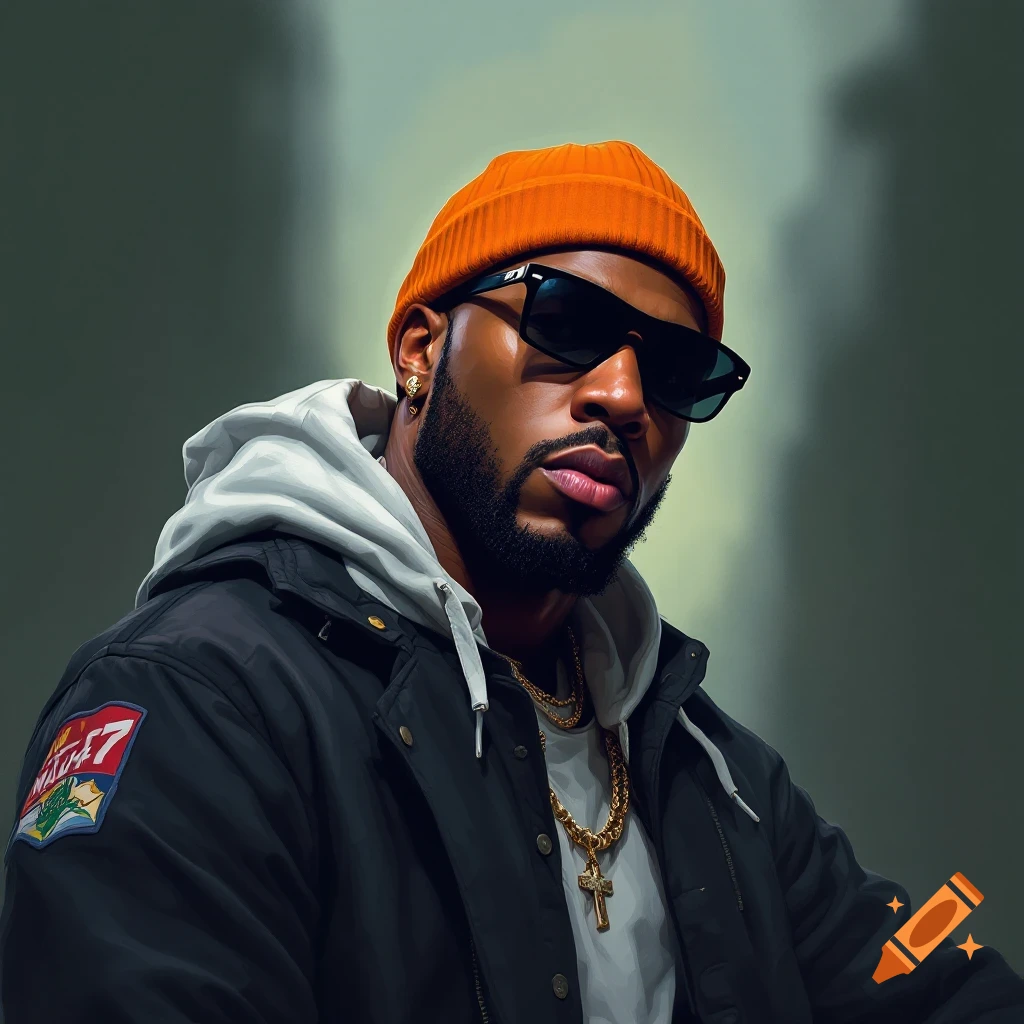 Vinnie Brown of Naughty By Nature banner with "Are you down with J.T.T.?" caption