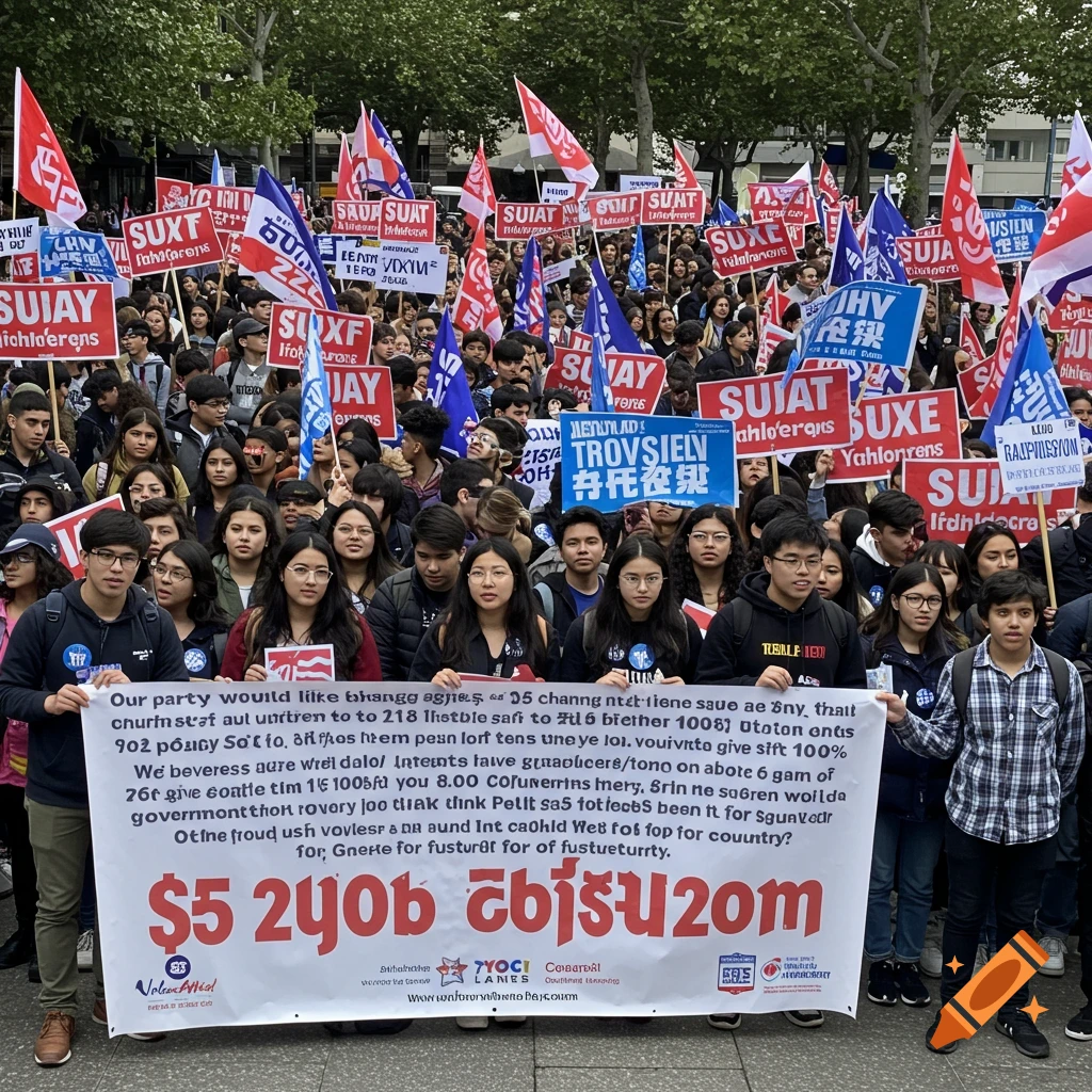 Rally promoting raising the voting age to 25