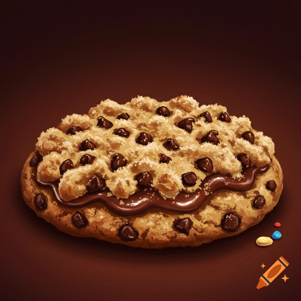 Coraline themed Crumbl cookie