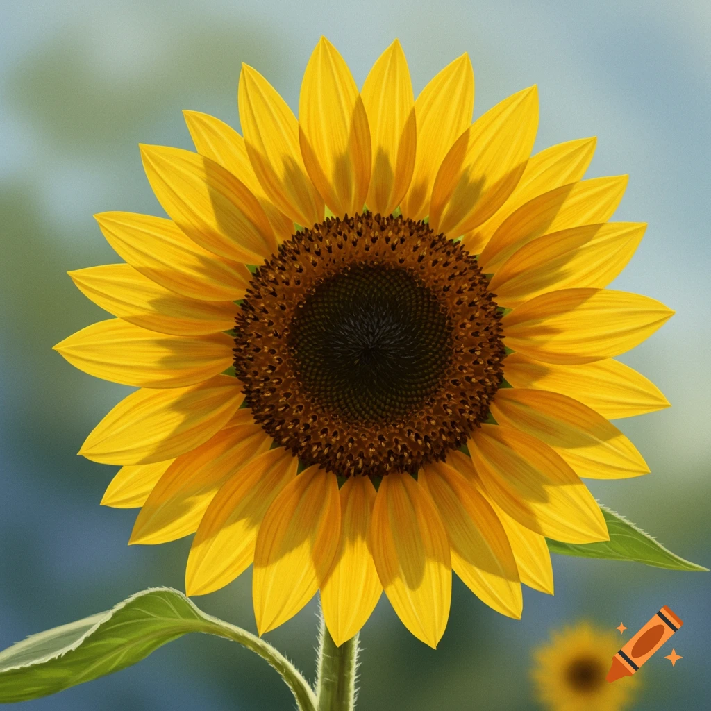 Close-up of a detailed sunflower