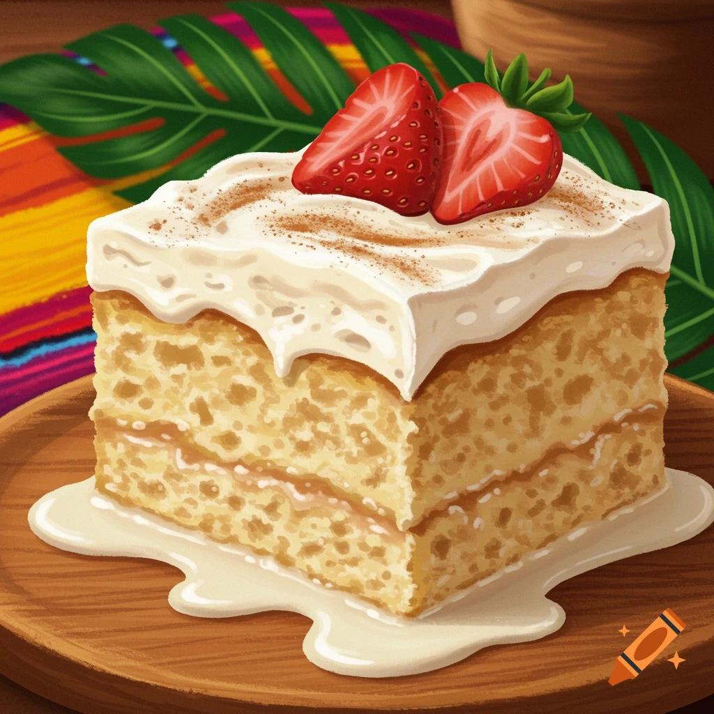 Costa Rican Tres Leches dessert