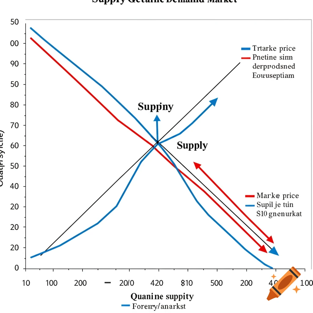 Supply and demand graph for creatine at $10 per 100g