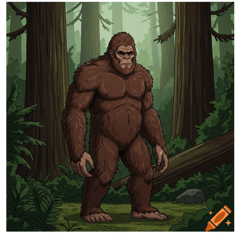 Bigfoot illustration