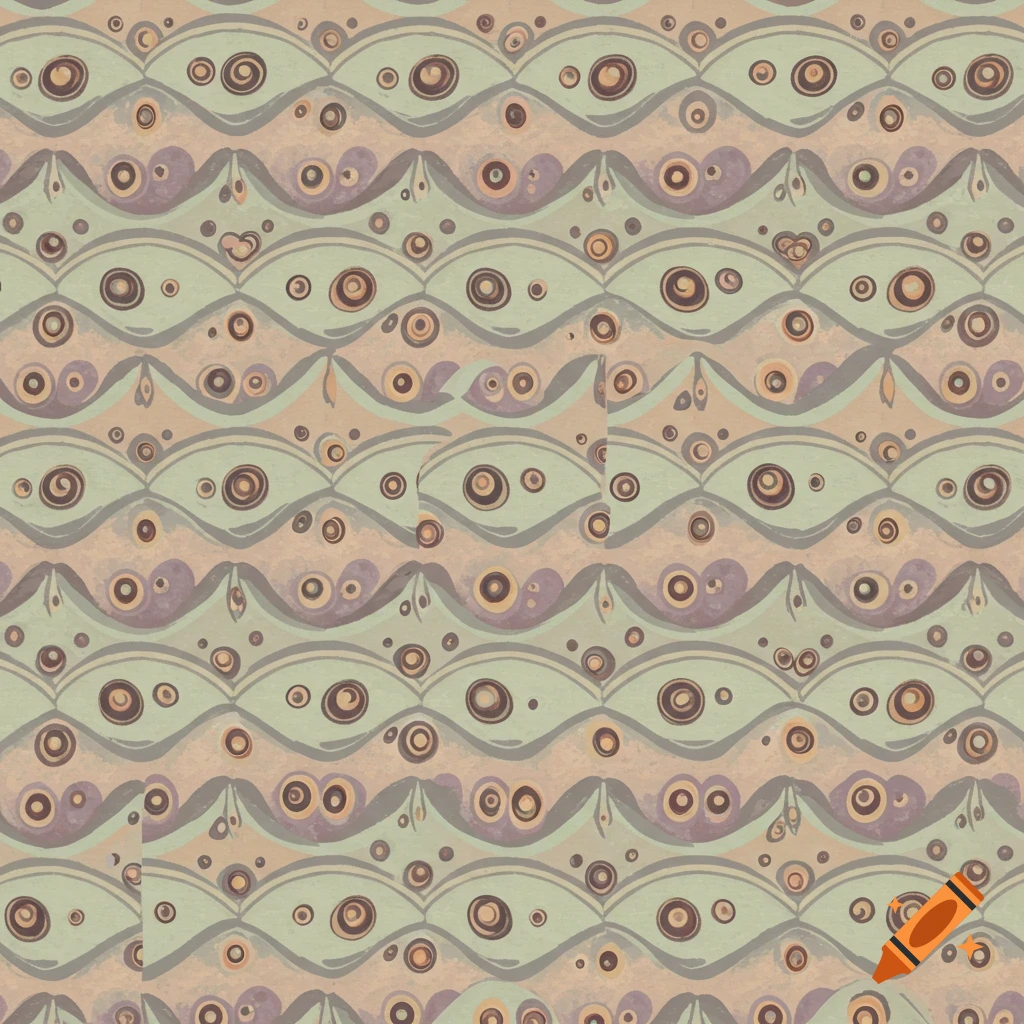 Luna moth eye spot textile design
