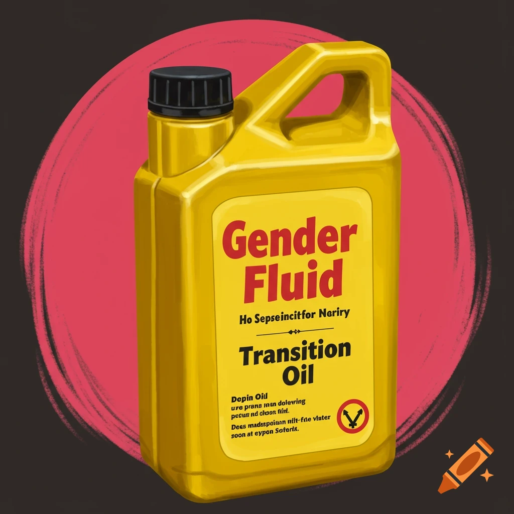 Gender Fluid Transition Oil container