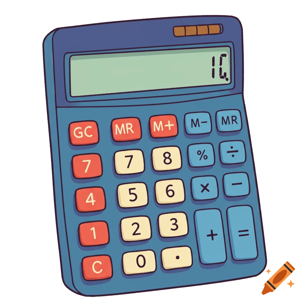 Cute cartoon math symbols background for kids on craiyon