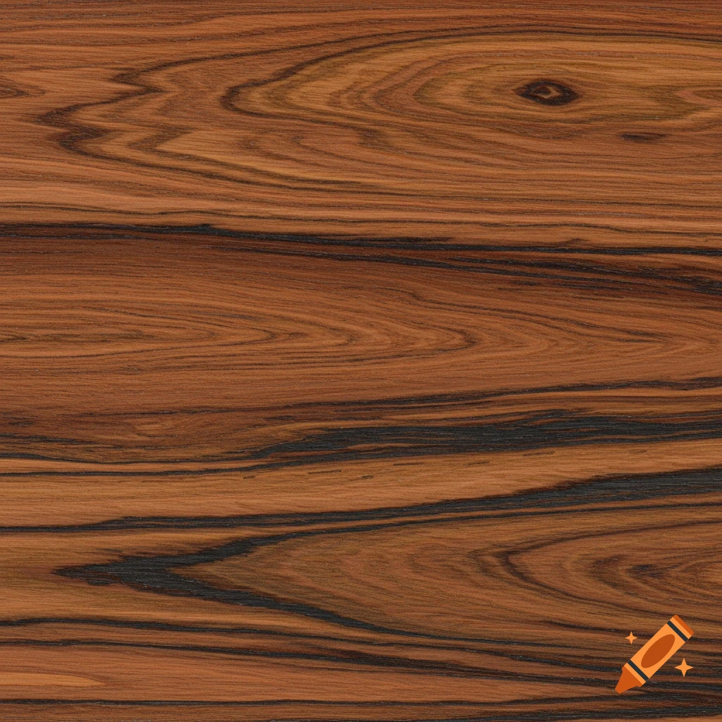 Close-up of reddish-brown wood grain with dark wavy patterns