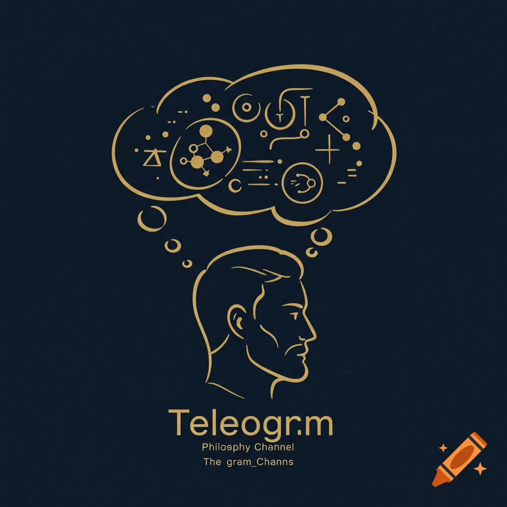 philosophical channel logo with thinking man