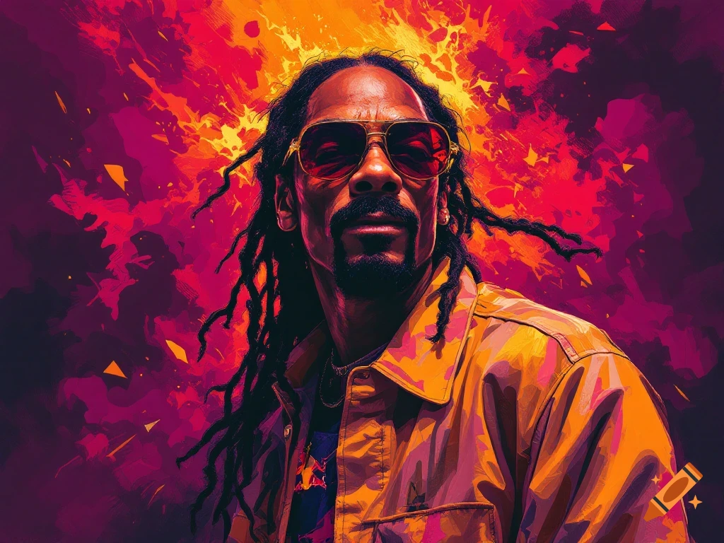 Snoop Dogg with Red Bull and G2 Esports branding