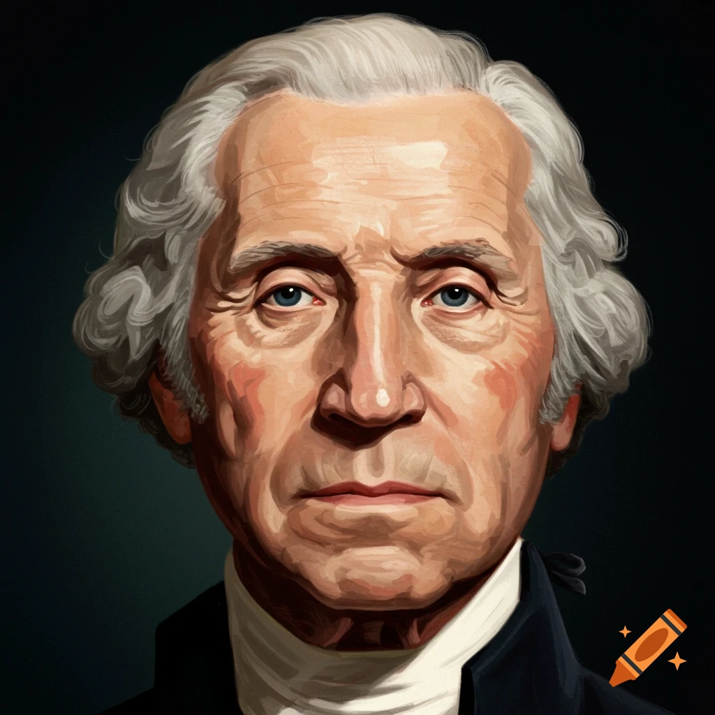 Artistic portrait of an elderly man resembling a historical figure.