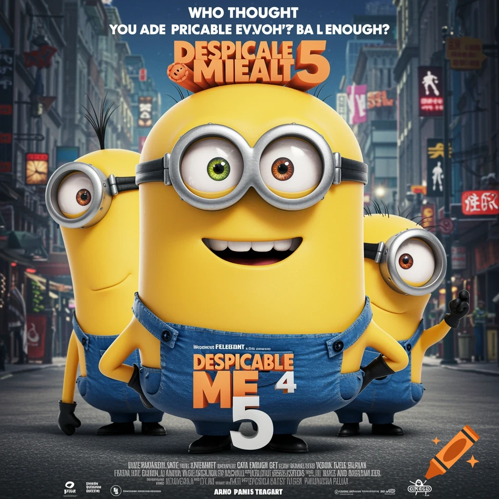 Despicable Me 5 movie poster