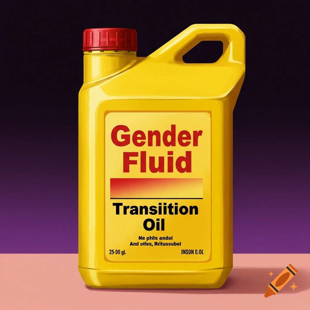 Gender Fluid Transition Oil container