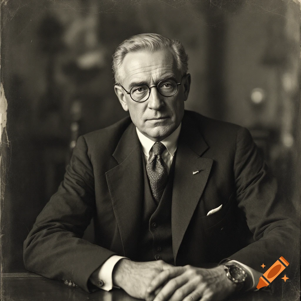 Old photo of a politician