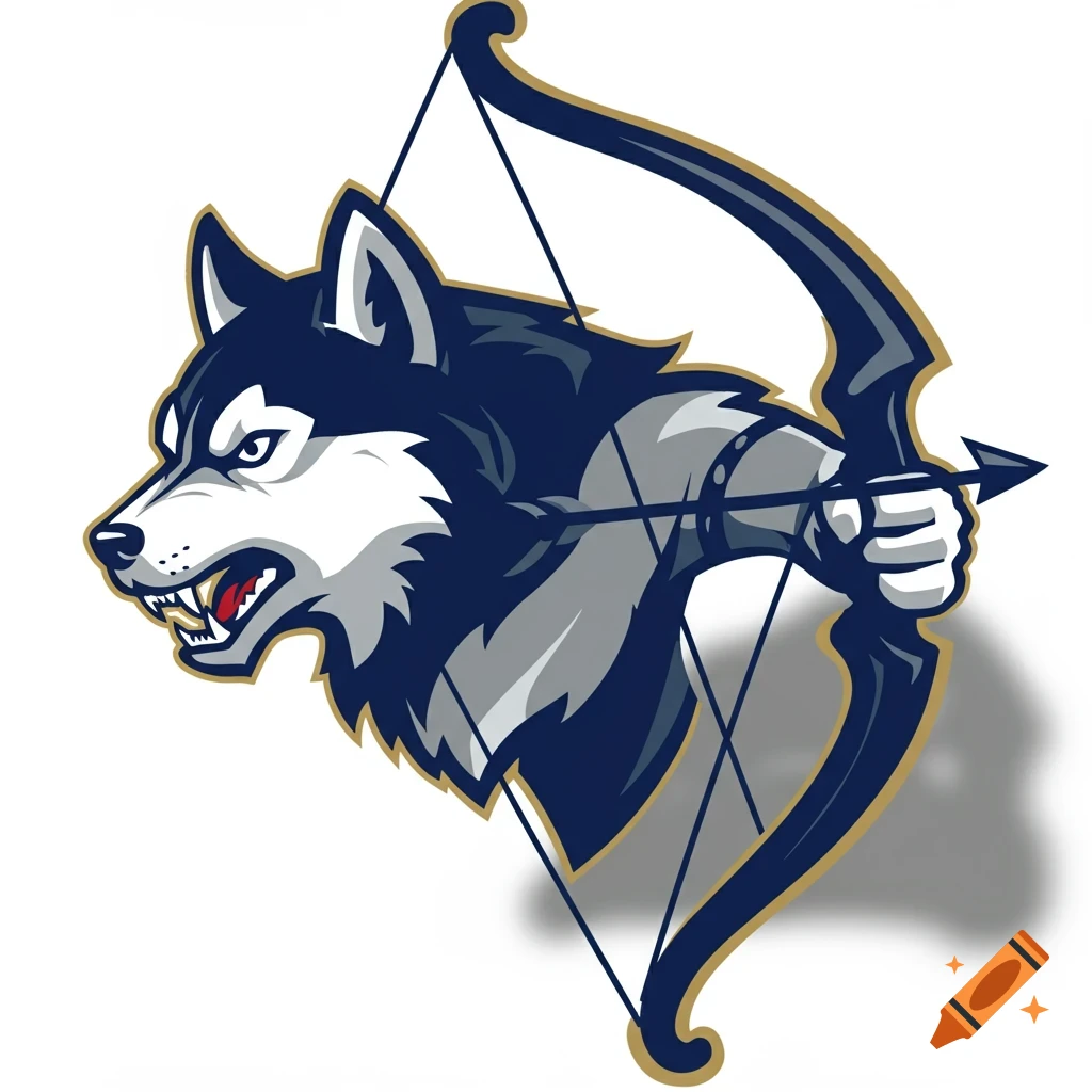 Oelwein Huskies Archery logo