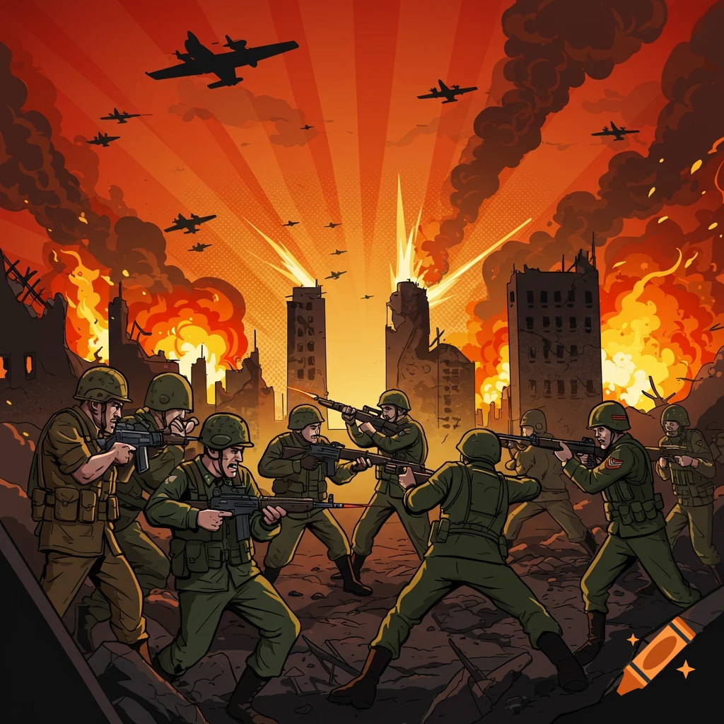 Proxy wars comic background