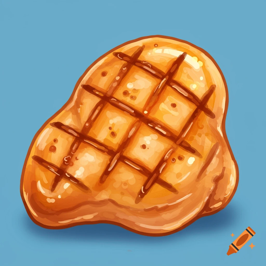 Grilled chicken blob