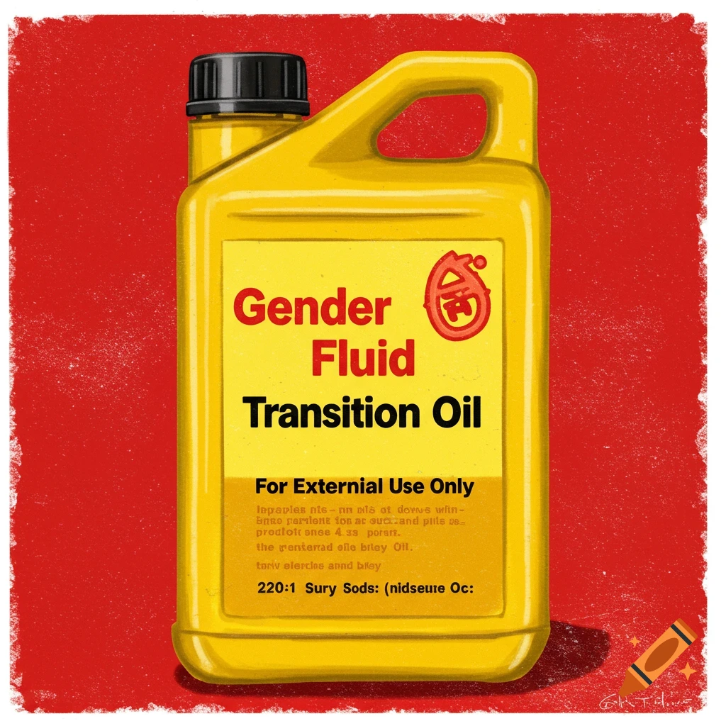 Gender Fluid Transition Oil container