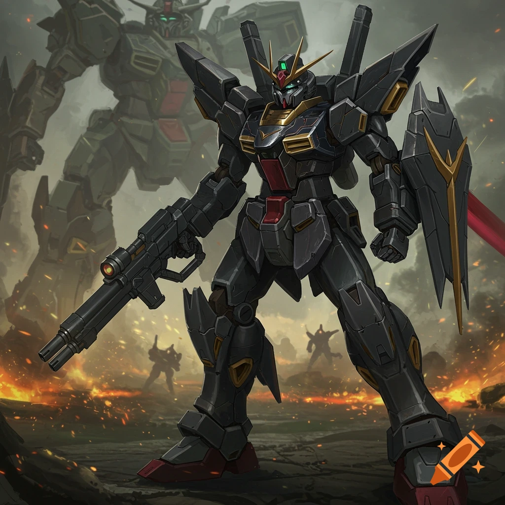 Talon from League of Legends as a Gundam