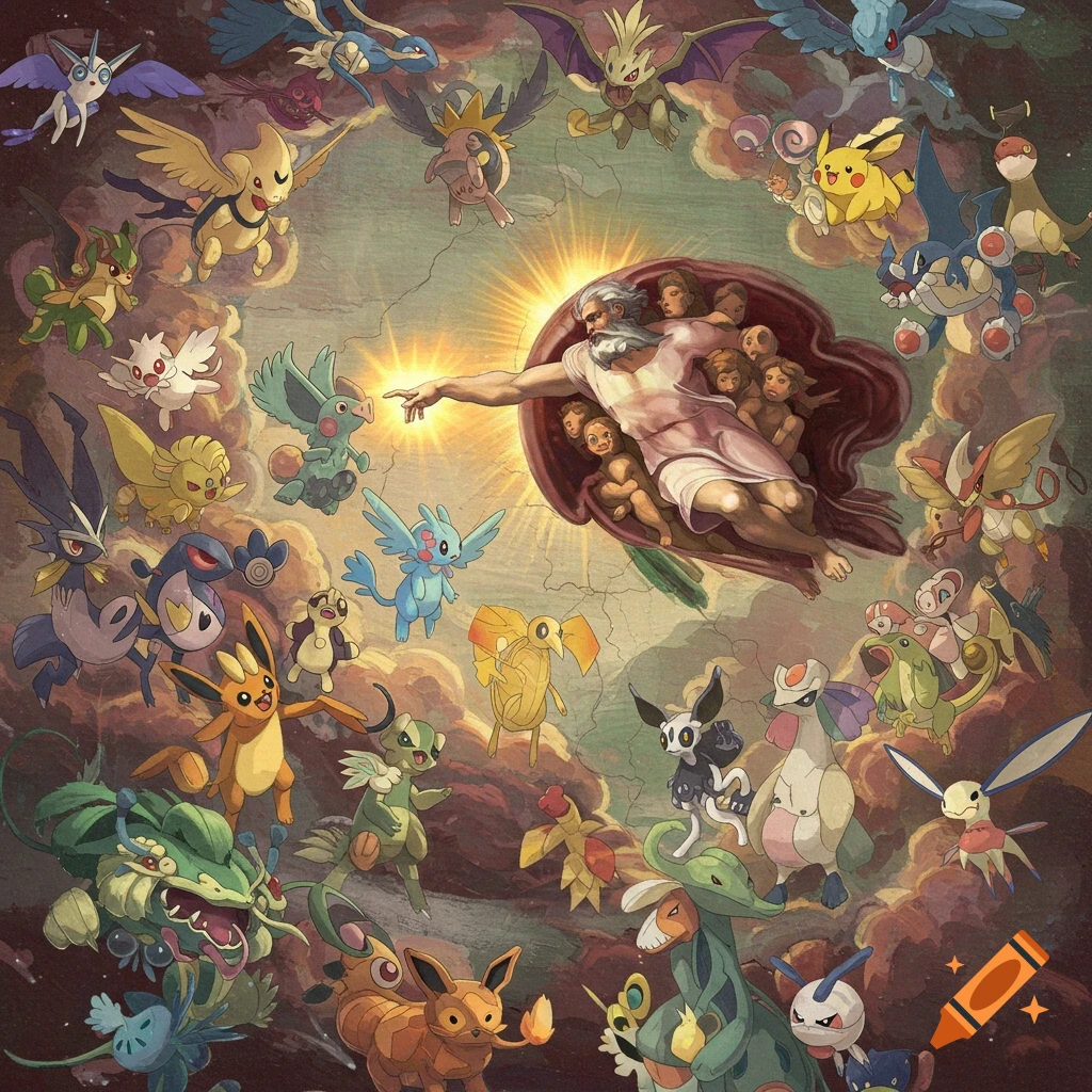 A complete jigsaw puzzle where each piece features a different image ...