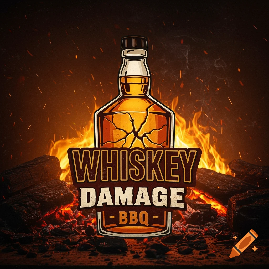 Whiskey Damage BBQ Logo
