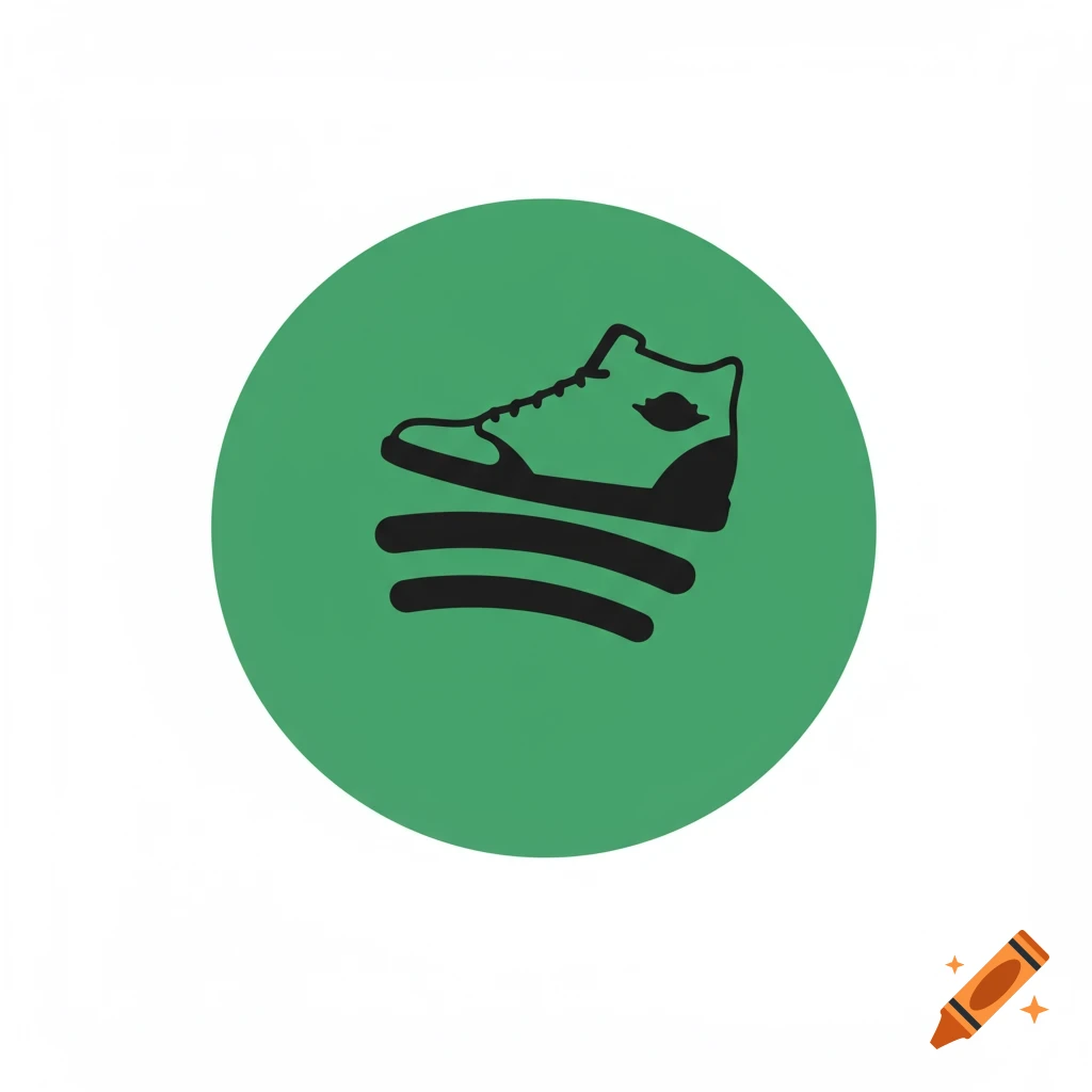 Green circular logo with a shoe cutout and 'fresh kicks' text