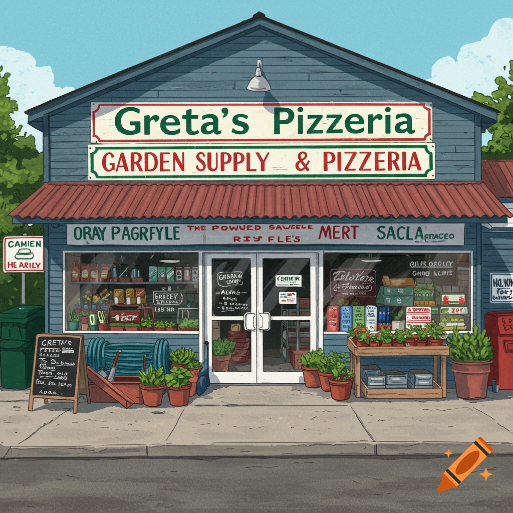 Greta's Garden Supply and Pizzeria in Maine