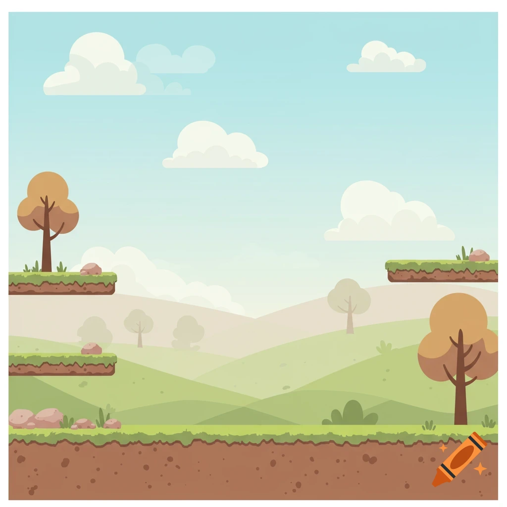 earthy platformer background