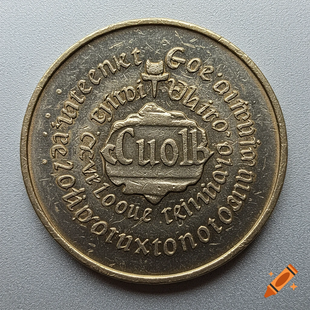 Canadian coin with pseudo-English inscriptions