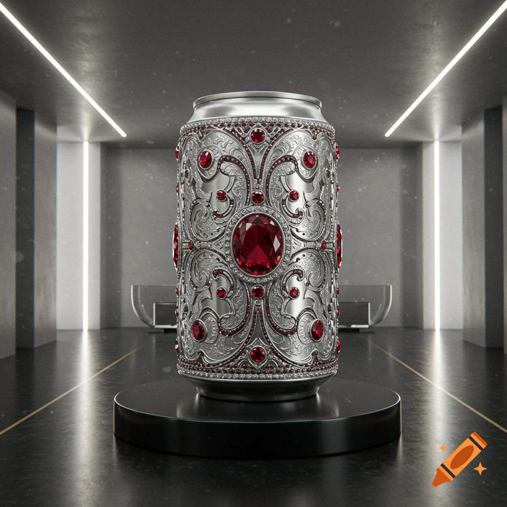 luxury soda can