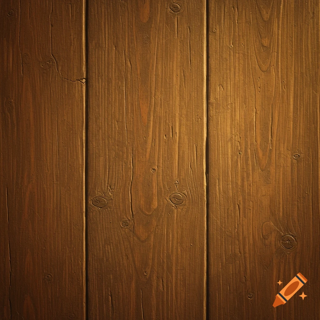 Three vertical dark brown wooden planks showing grain and knots.