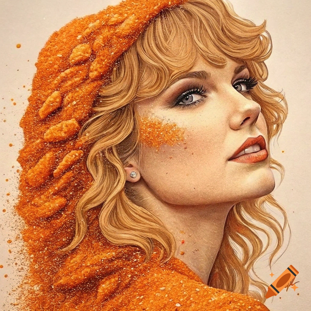 Cheeto resembling Taylor Swift