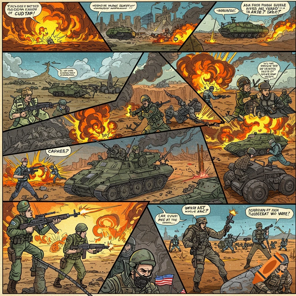 Proxy wars comic background