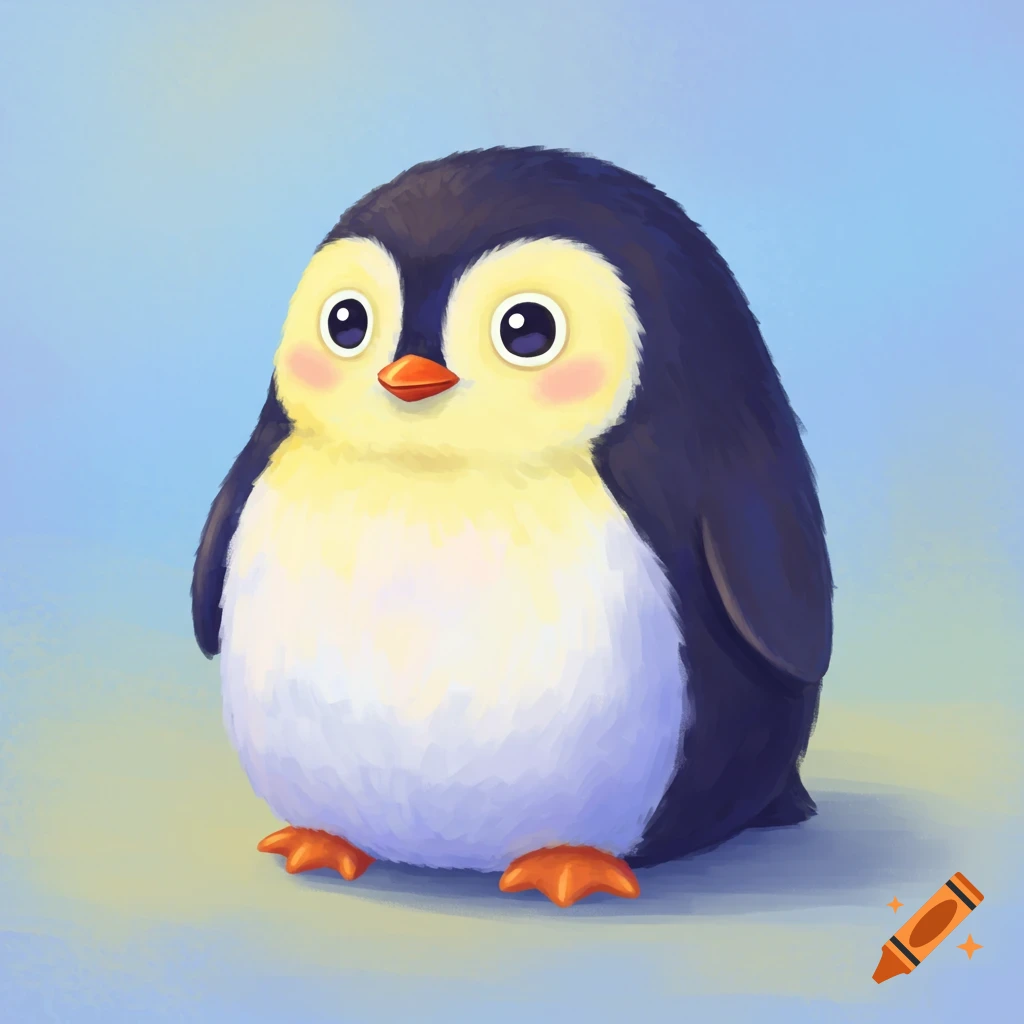 A fat penguin resembling Noot Noot